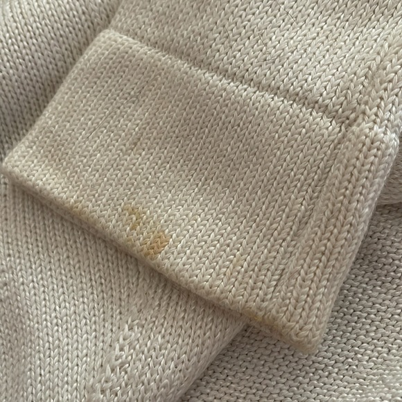 Sartoria Benetton Women’s Ivory 3-Button Long Sleeve Knit Cardigan Sweater -SZ M - Picture 10 of 10